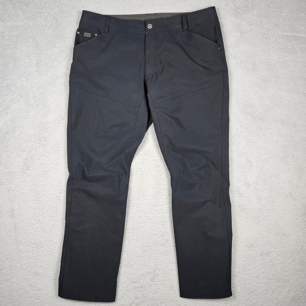 Kuhl Men's 40x32 Charcoal Gray Silencr Pants  Ripstop Hiking Outdoor Lightweight